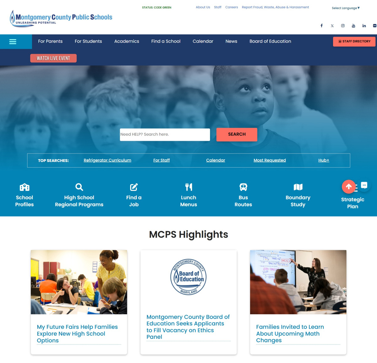 MCPS Web Services