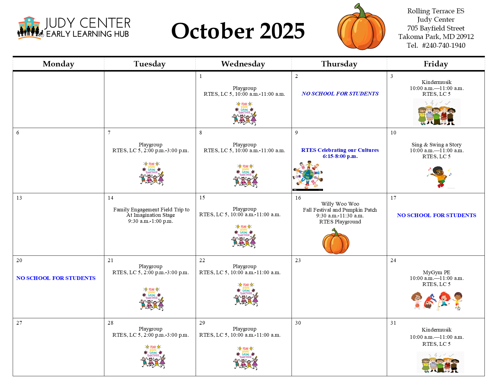 October 2025 Calendar