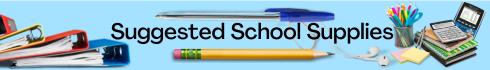 suggested school supplies