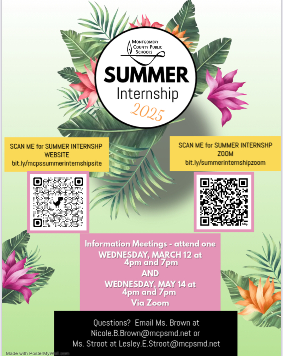 Summer Internships 2025