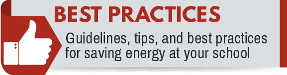 Click for energy conservation best practices