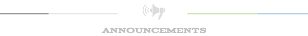 Web Services Announcements