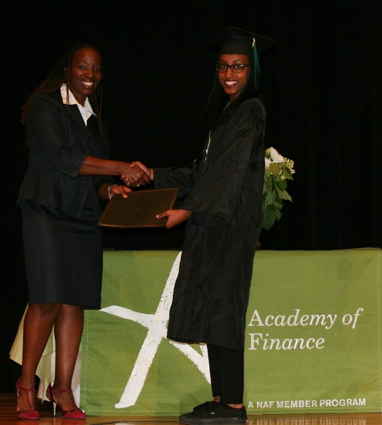 Student at 2015 AOF Graduation Student at 2015 AOF Graduation